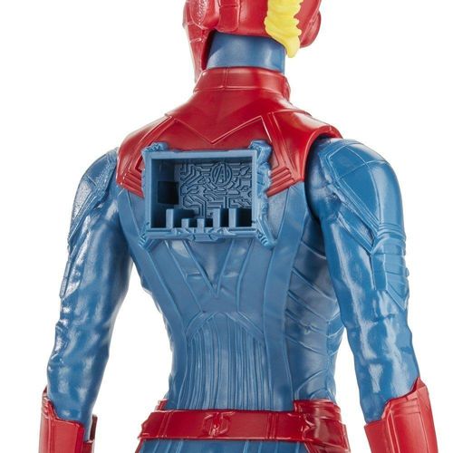 Figura Básica - Capitã Marvel - 30 cm -  Titan Hero - Vingadores - Marvel - Hasbro