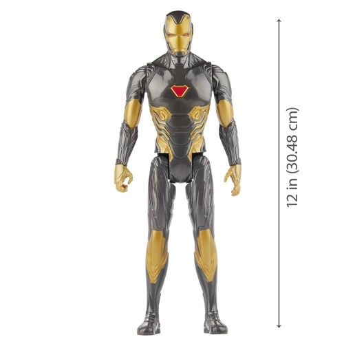 Figura Básica - Homem de Ferro Black Suit - 30 cm - Titan Hero - Vingadores - Marvel - Hasbro