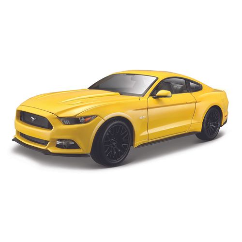 Miniatura Colecionável - 2015 Ford Mustang - Amarelo - 1:18 - Maisto