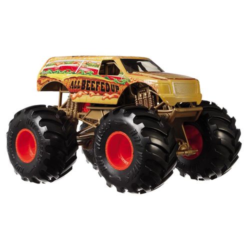 Carrinho Hot Wheels - Monster Trucks - 1:24 - All Beefed Up - Mattel