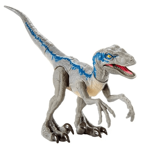 Figura Dinossauro - Velociraptor Blue - Ataque Selvagem - Jurassic World - Mattel