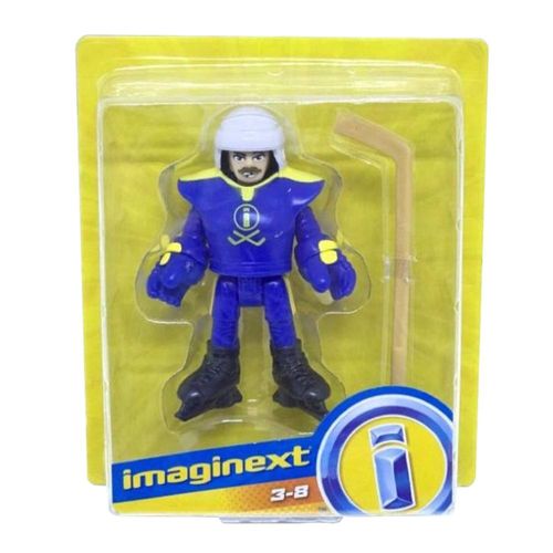 Mini Figura com Acessório Imaginext - Jogador de Hóquei - Fisher-Price