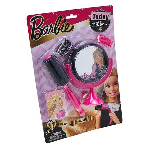 Kit de Beleza Barbie - Escova e Espelho - Multikids