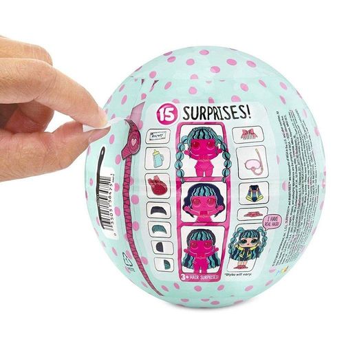 Mini Boneca Surpresa - LOL Surprise - Hair Vibes - 15 Surpresas - Candide