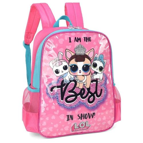 Mochila Escolar Infantil LOL - Pink - Luxcel