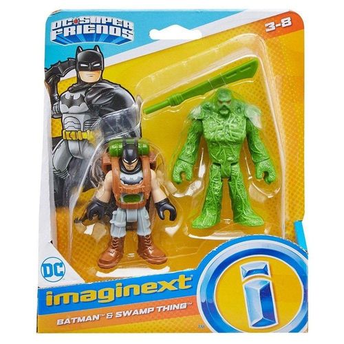 Mini Figuras Imaginext - Batman e o Monstro do Pântano - DC Super Friends - Fisher-Price