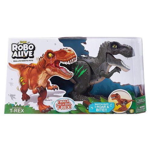 Figura com Movimento e Som - Dinossauro Verde - Robo Alive - Candide