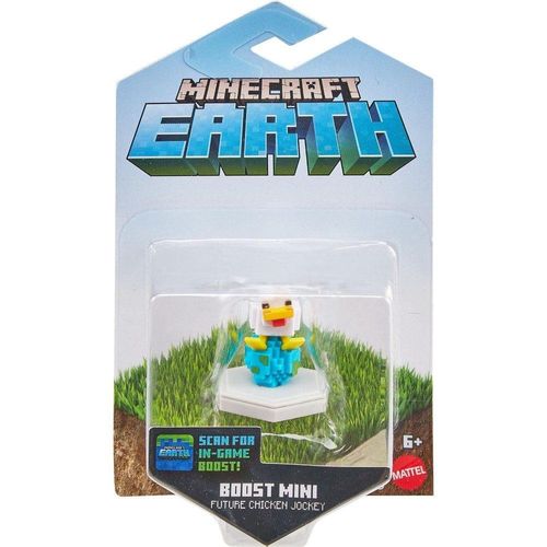 Mini Figura Básica - Minecraft Earth - Futuro Jóquei de Galinha - Mattel