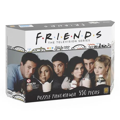 Quebra-Cabeça Panorama - Friends - 350 Peças - Grow