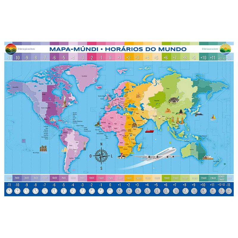 03932_Quebra-Cabeca_Horarios_do_Mundo_200_Pecas_Grow_2