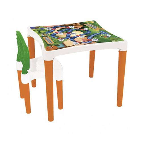 Conjunto Mesinha e Cadeirinha Infantil - Fofossauros - Xalingo