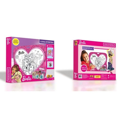 Quadro Infantil - Lousa Divertida da Barbie - Fun