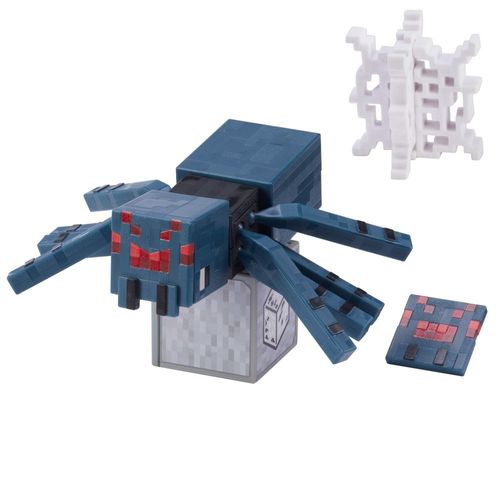 Mini Figura Articulada - Minecraft - 8 cm - Aranha da Caverna - Mattel