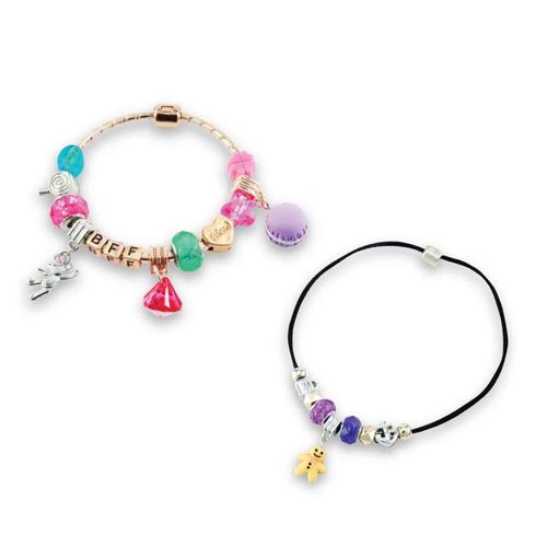 Kit de Pulseiras para Montar - My Style Life - Charms Lux com 70 Berloques - Multikids