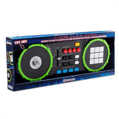 Brinquedo Musical - Dj Mixer com Painel de LED - Multikids