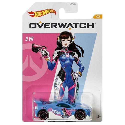Carrinho Hot Wheels - Overwatch - MS-T Suzka - D.VA - Mattel