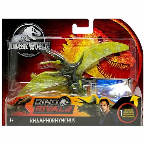 Figura Dinossauro Articulada - Rhamphorhynchus - 12 cm - Dino Rivals - Jurassic World - Mattel