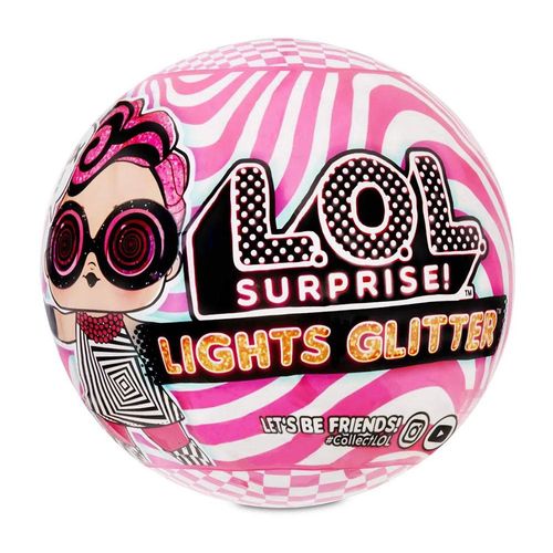 Mini Boneca Surpresa - LOL Surprise! - Lights Glitter - 8 Surpresas - Candide