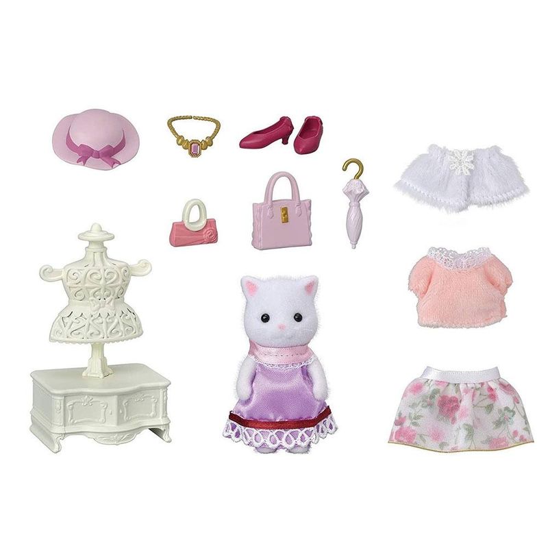 5461_Sylvanian_Families_Town_Girl_Series_Gato_Persa_Epoch_3