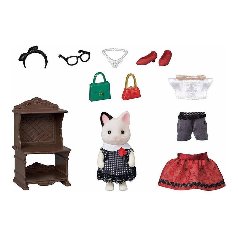 5462_Sylvanian_Families_Town_Girl_Series_Gato_Malhado_Epoch_2