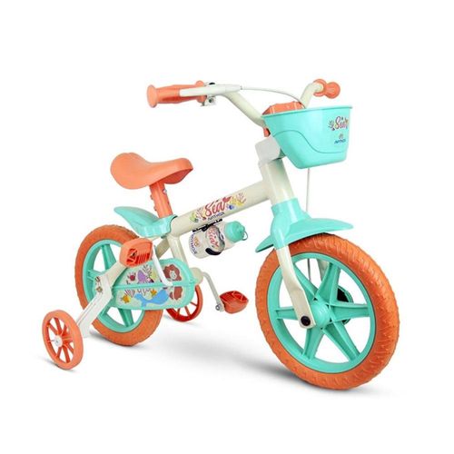 Bicicleta Infantil Aro 12 - Sea - Menina - Rosa - Nathor