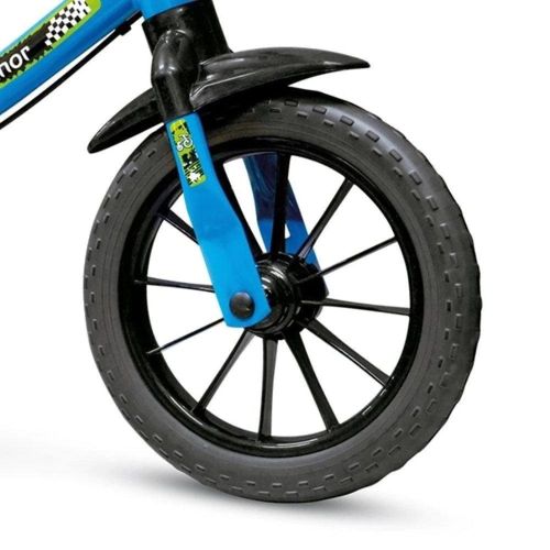 Bicicleta Infantil Equilíbrio Sem Pedal - Balance Bike - Menino - Azul - Nathor