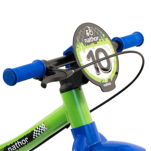 Bicicleta Infantil Equilíbrio Sem Pedal - Balance Bike - Menino - Verde - Nathor