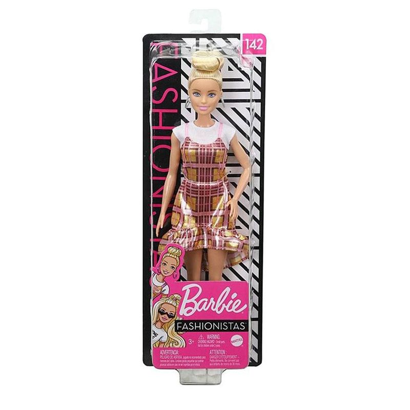FBR37_Boneca_Barbie_Fashionistas_Vestido_Xadrez_Rosa_142_Mattel_4