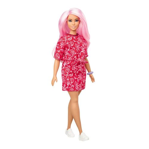 Boneca Barbie Fashionistas - Cabelo Rosa - 151 - Mattel