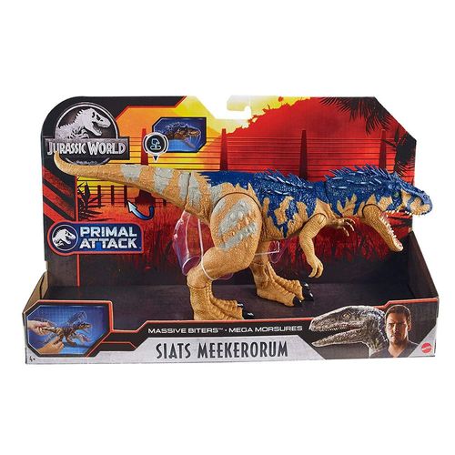 Figura Articulada - Jurassic World - Controle de Ataque Total - Siats Meekerorum - Mattel