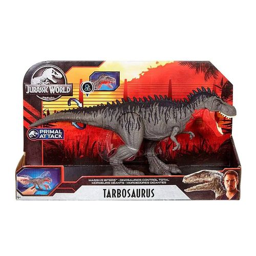 Figura Articulada - Jurassic World - Controle de Ataque Total - Tarbosaurus - Mattel