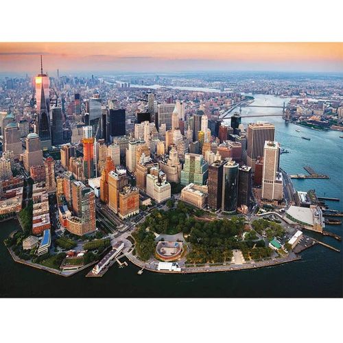 Quebra-Cabeça Duplo - Skylines Cosmopolitas - 500 Peças - Grow