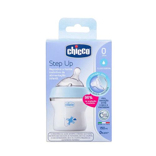 Mamadeira Step Up - Azul - 150 ml - Chicco