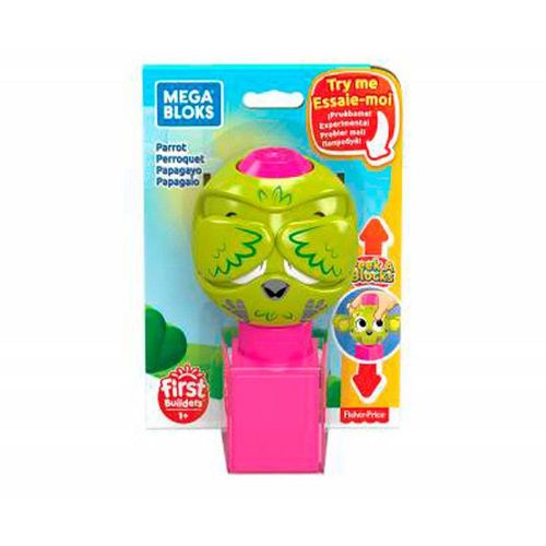 Blocos de Montar - Mega Bloks - Peek a Blocks - Papagaio - Fisher-Price