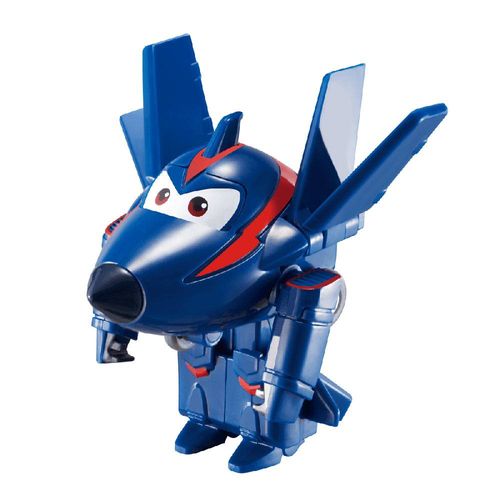 Mini Figura Transformável - Super Wings - Agent Chace - Fun