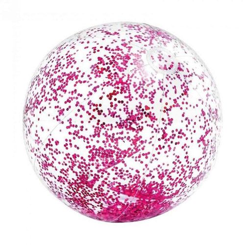 Bola Inflável com Glitter Sand e Summer - Rosa - Intex