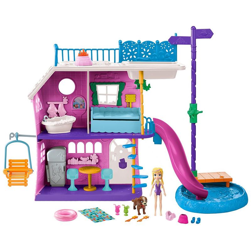 GHY65_Playset_com_Boneca_Polly_Pocket_Casa_do_Lago_da_Polly_Mattel_1