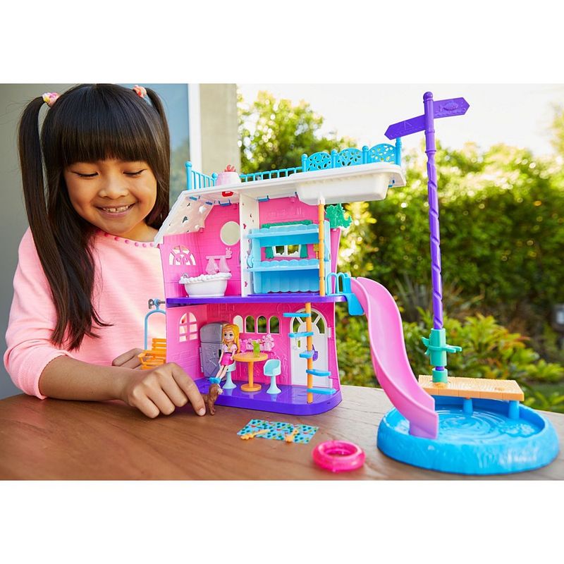 GHY65_Playset_com_Boneca_Polly_Pocket_Casa_do_Lago_da_Polly_Mattel_2