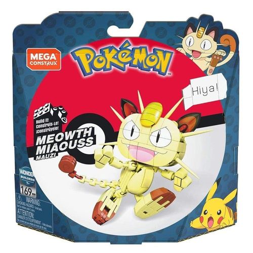 Blocos de Montar Mega Construx - Pokémon - Meowth - Mattel