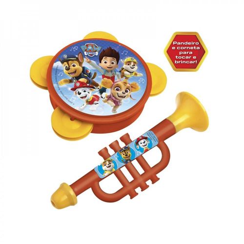 Conjunto de Mini Instrumentos Musicais - Patrulha Canina - Minha Bandinha - Elka