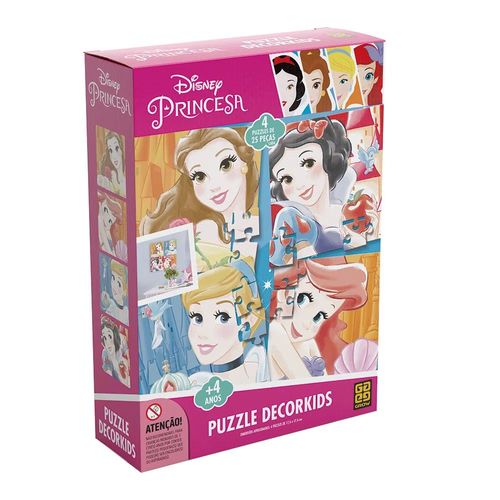 Quebra-Cabeça Decorkids - Princesas Disney - Grow