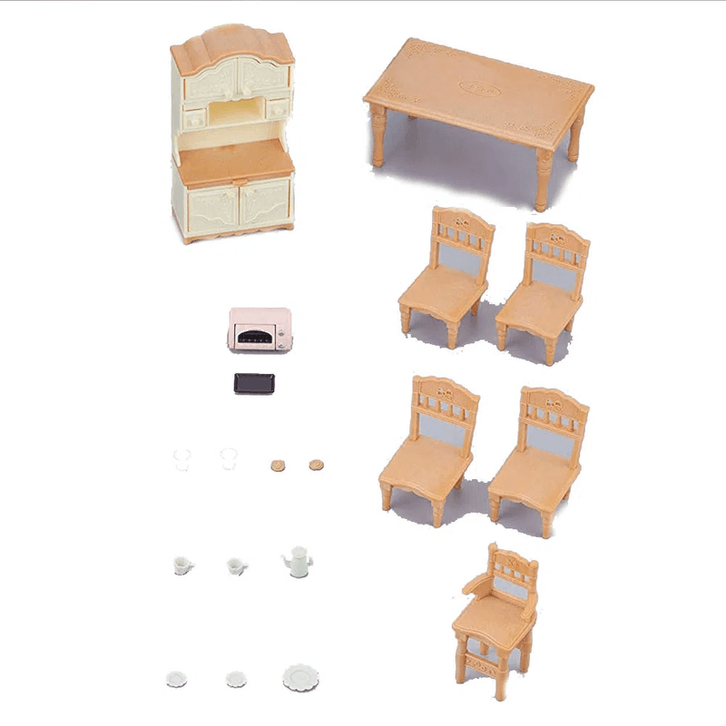 5340_Sylvanian_Families_Conjunto_Sala_de_Jantar_Classica_Epoch_1