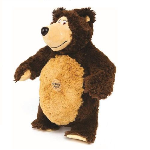 Pelúcia com Som - Masha e Urso - Urso - 35 cm - Estrela