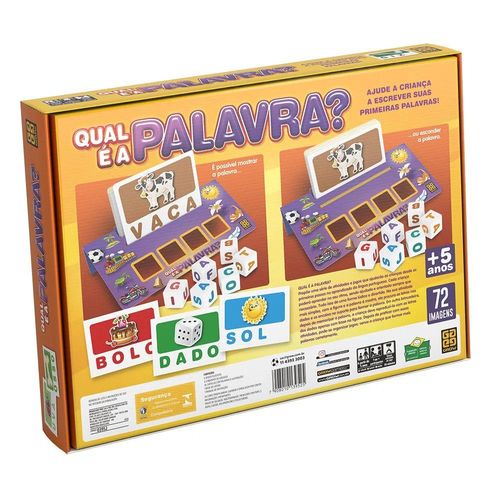 Jogo Educativo - Qual é a Palavra - Grow