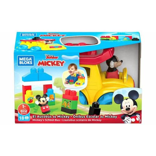 Blocos de Montar Mega Bloks - Ônibus Escolar do Mickey - Disney Junior - Mattel