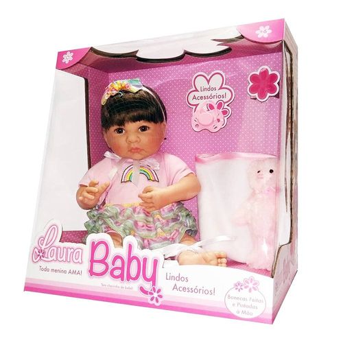 Boneca Laura Baby - Catarina - Reborn - Shiny Toys