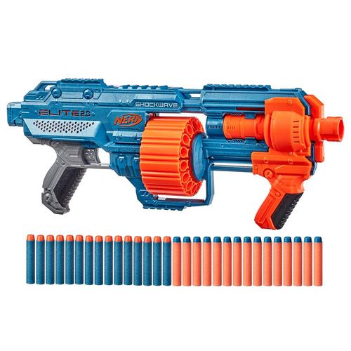 Lançador de Dardos Nerf - Elite 2.0 - Shockwave RD-15 - Hasbro