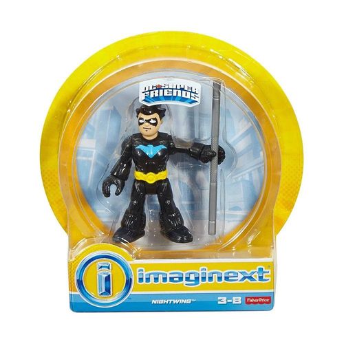 Mini Figura com Acessórios Imaginext - Asa Noturna - DC Super Friends - Fisher-Price