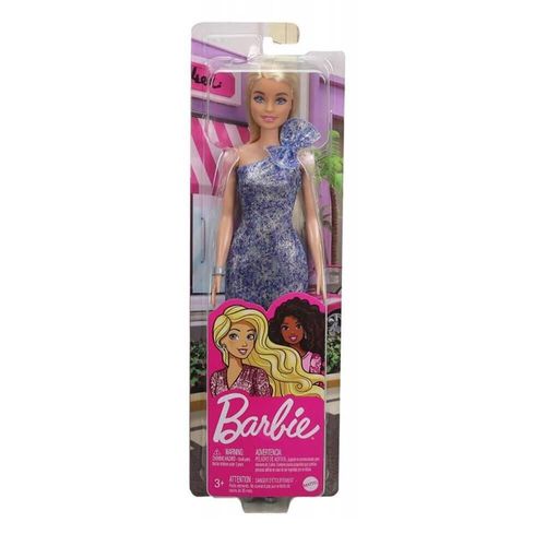 Boneca Barbie Fashion and Beauty - Vestido Glitter Azul - Mattel