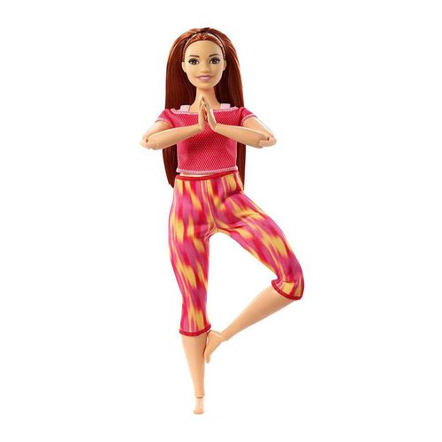 Boneca Barbie Articulada - Feita Para Mexer - Yoga - Ruiva - Mattel